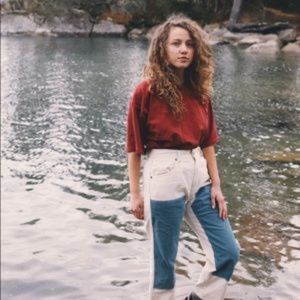 Rudy Jude Utility Jeans, Salt Indigo Colorblock